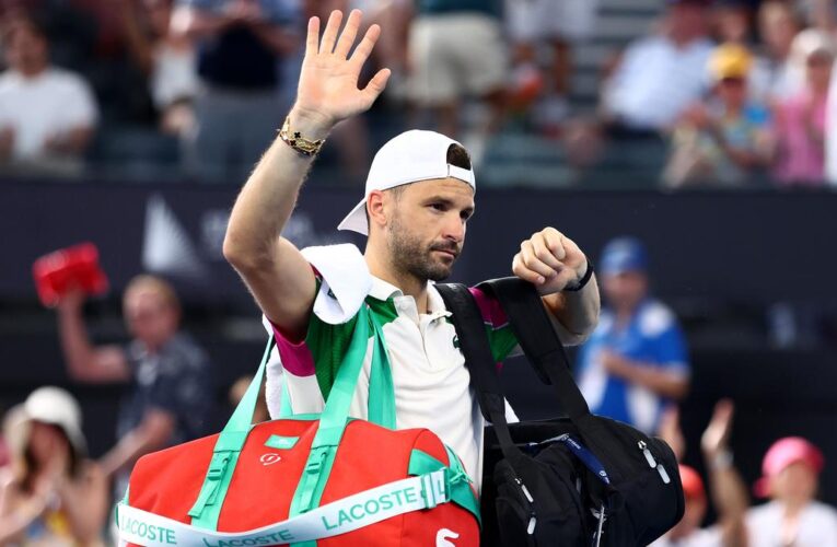 Brisbane International 2025: Defending champion Dimitrov retires hurt in semifinal