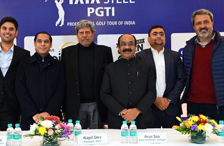 Kapil Dev announces season events of PGTI, Chhattisgarh to host its maiden event in February