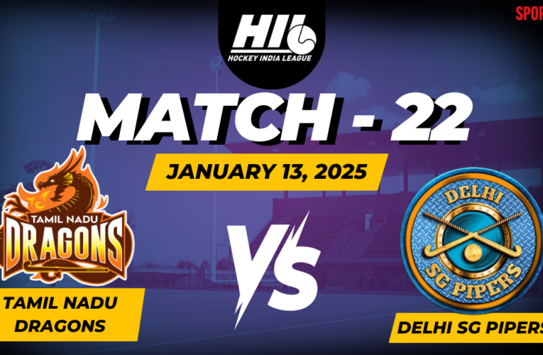 Hockey India League 2024-25 LIVE, Tamil Nadu Dragons vs Delhi SG Pipers: Table-toppers Dragons eye fifth win on bounce against Pipers