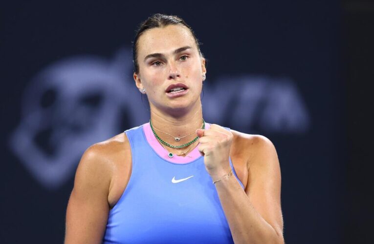 Brisbane International: Sabalenka sets up semifinal against Russian teen Andreeva