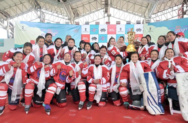 Ice Hockey League, Leh: Maryul Spamo pulls of stunning comeback to retain women’s title