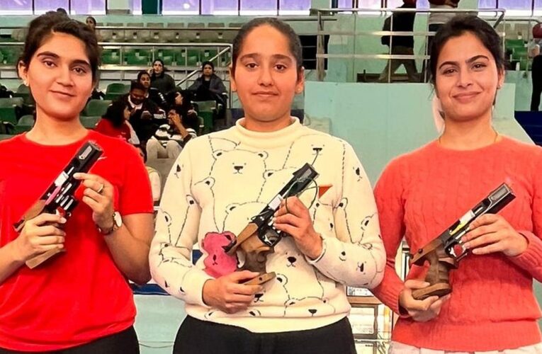National Shooting Trials: Simranpreet pips Esha in women’s 25m sports pistol, Manu finishes third