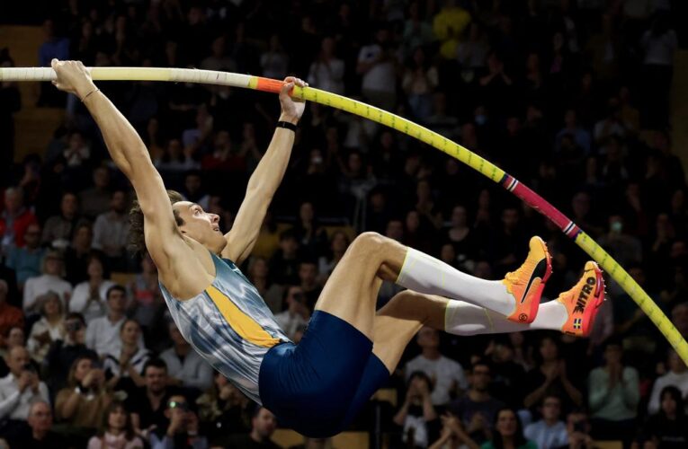 How many times has Armand Duplantis broken the pole vault world record?