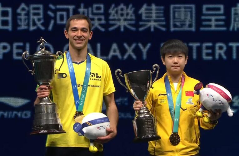 ITTF World Cup 2025: Calderano bags historic first-ever title for Brazil, Sun Yingsha defends women’s crown
