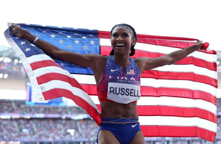 Olympic champs Russell, Davis-Woodhall win at Drake Relays