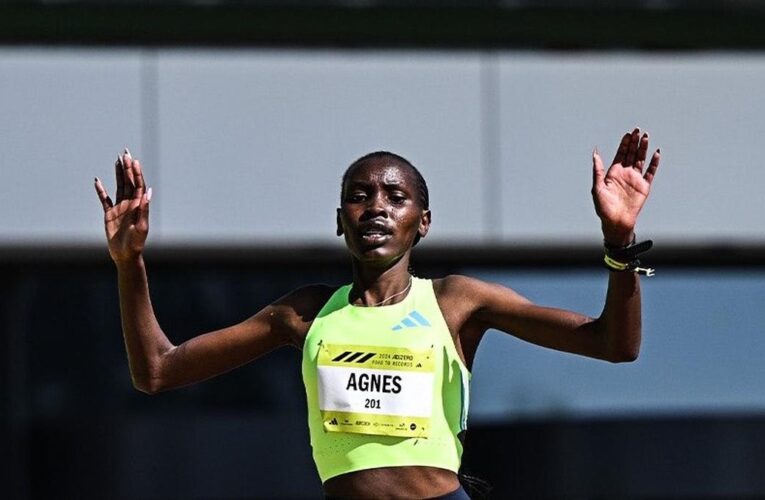 Agnes Ngetich breaks women-only 10 km world record, becomes first to run under 30 minutes