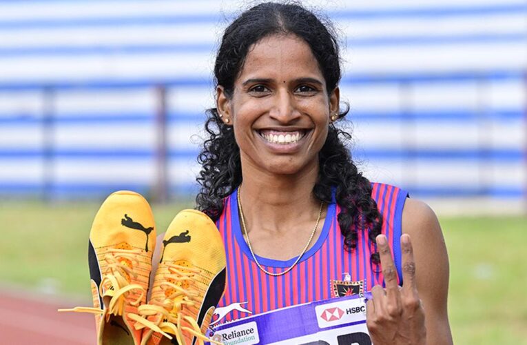 On the brink of breaking PT Usha’s 41-year-old record, Vithya Ramraj looking well beyond