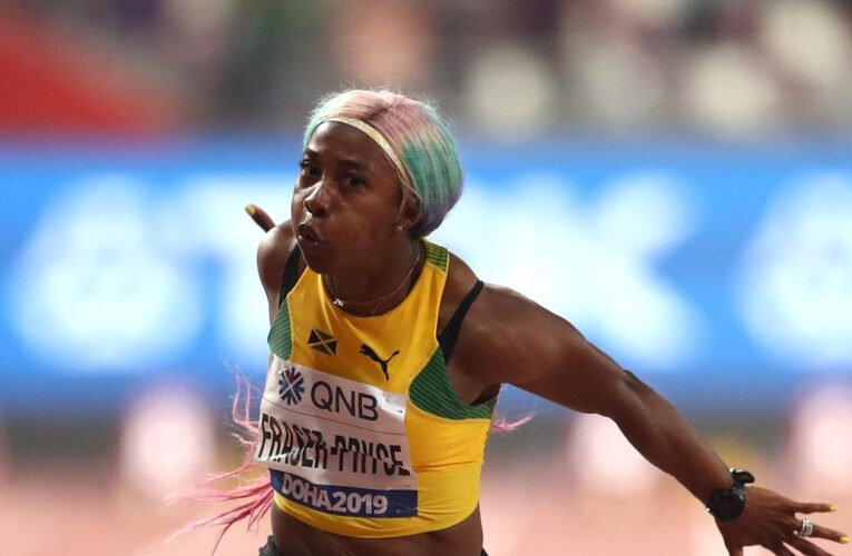 WATCH: Fraser-Pryce brings Olympic speed to son’s sports day