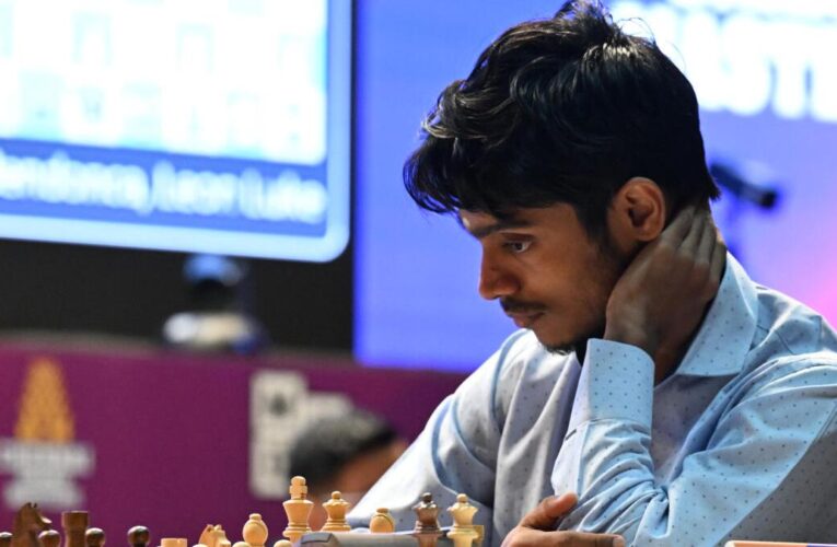 Aravindh Chithambaram finishes joint first in rapid section