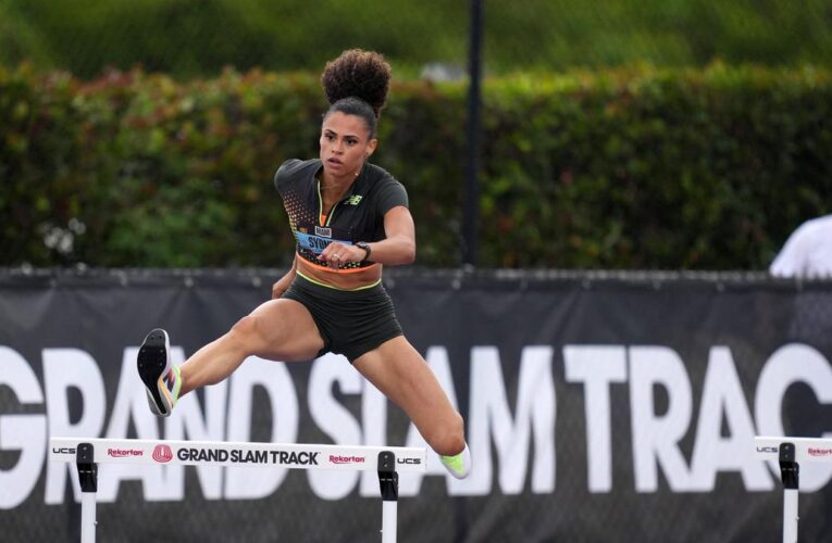 Grand Slam Track: Sydney McLaughlin-Levrone sets world’s fastest time of year in 400m hurdles at Miami meet