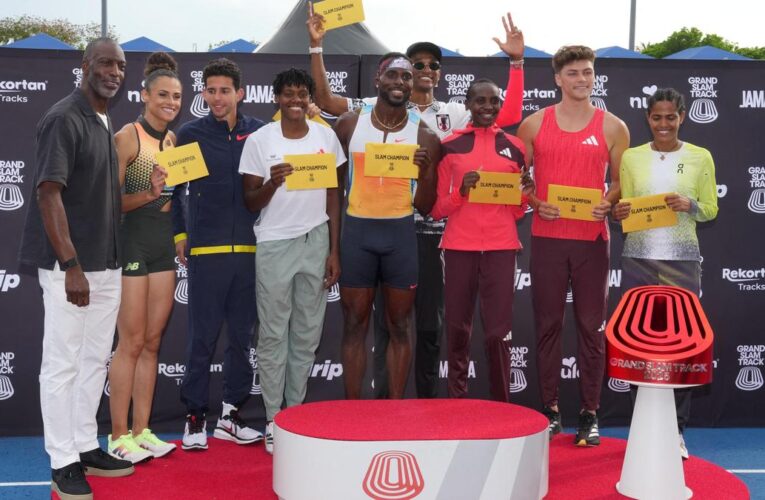 Grand Slam Track: Bednarek, McLaughlin-Levrone win titles in Miami as Johnson’s startup picks up pace