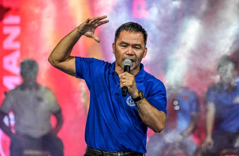 Manny Pacquiao returns to the ring after losing Philippines senatorial election