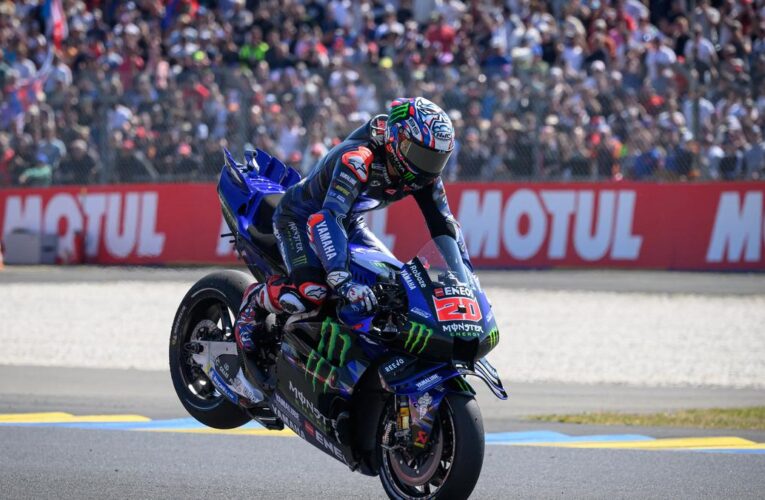 French MotoGP 2025: Quartararo smashes Le Mans record to bag pole at home race