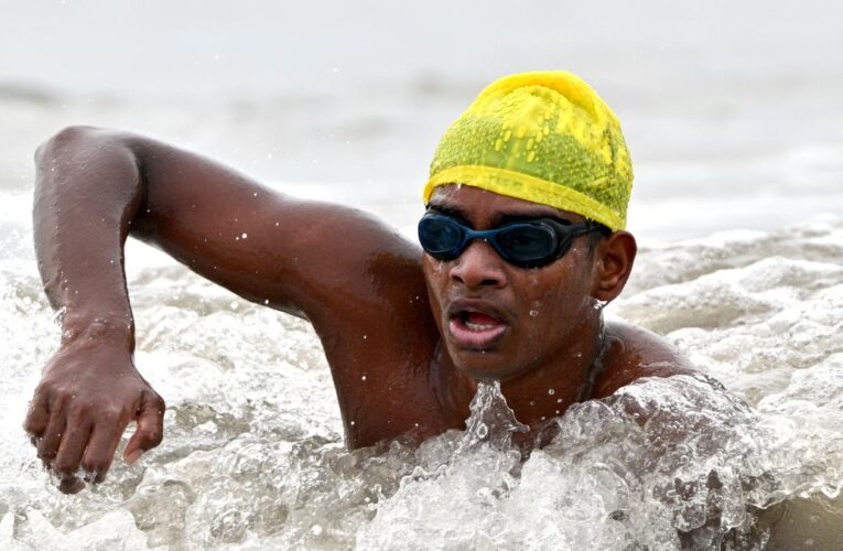 How fearless athletes and tense parents swim through salty challenges of Open Water Swimming