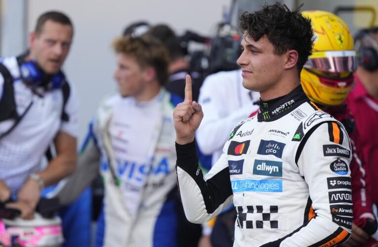 Monaco GP qualifying: Norris puts McLaren on pole; Hamilton and Verstappen in fourth, fifth