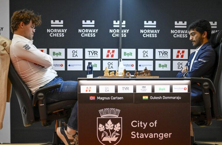 Norway Chess 2025: Carlsen beats Gukesh on opening day