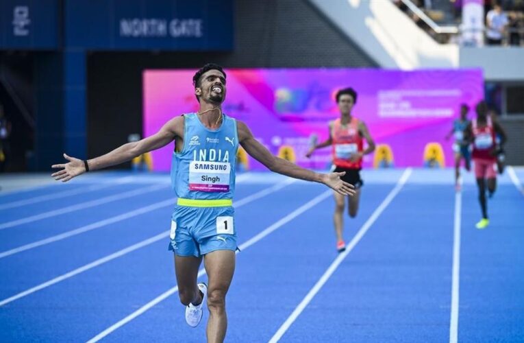 Gulveer Singh wins men’s 5000m gold at Asian Athletics Championships 2025