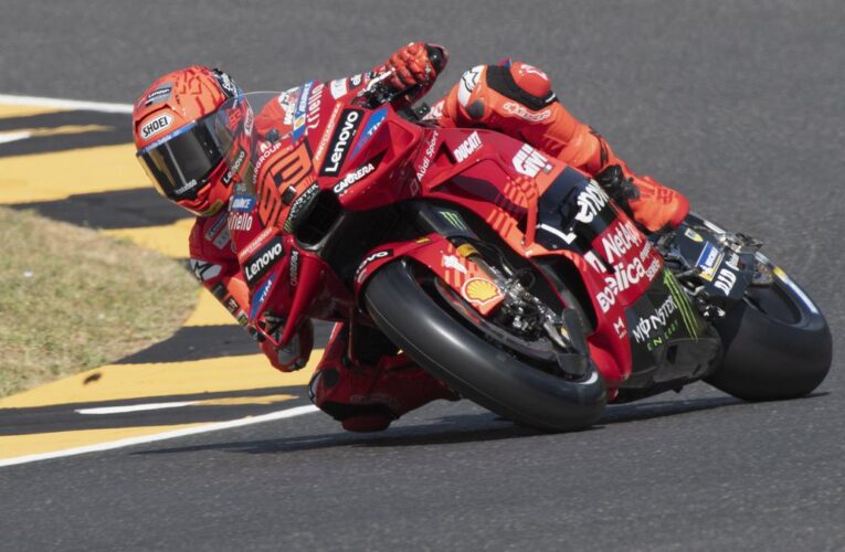 Italian MotoGP 2025: Marc Marquez overcomes poor launch to win sprint