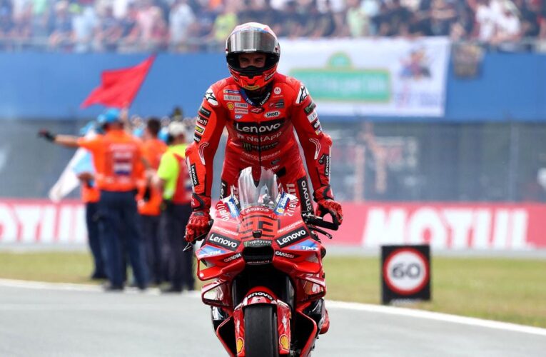 Dutch MotoGP 2025: Championship leader Marc Marquez wins, brother Alex crashes out