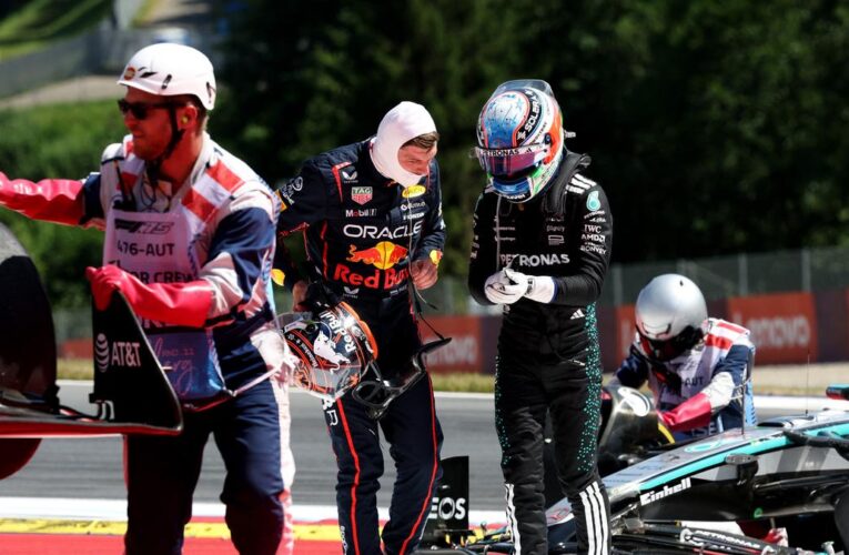 F1 2025: Apologetic Antonelli given Silverstone grid drop for Verstappen incident in Austria