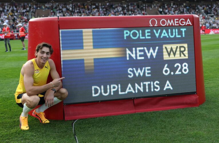 Pole vaulter Duplantis says clearing 6.40m is within the ‘realm of possibility’