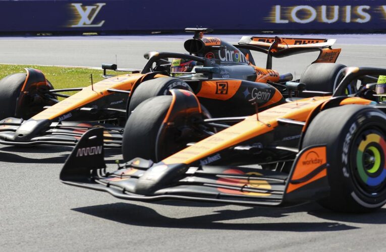 Canadian GP: Oscar Piastri accepts Lando Norris apology after collision