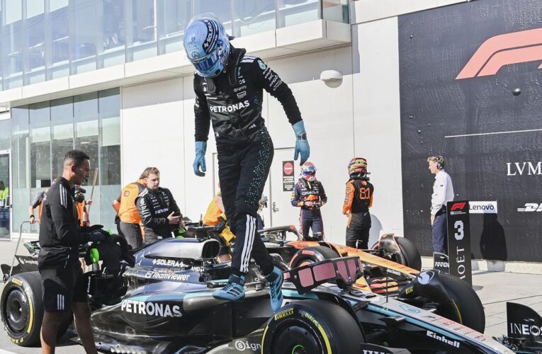 Canadian GP: Russell delivers sensational lap to take pole