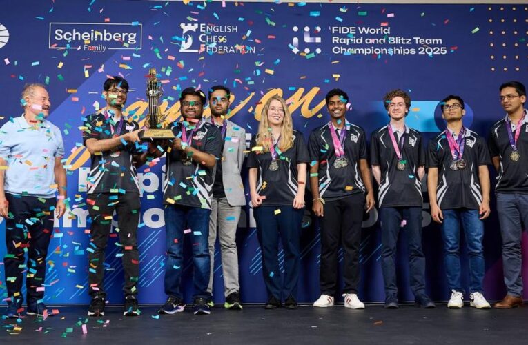 WR Chess wins 2025 FIDE World Blitz Team Championship, defends title without Magnus Carlsen