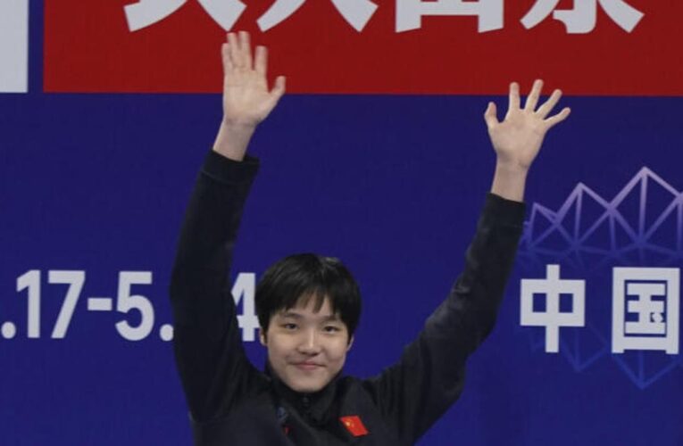 12-year-old Yu Zidi of China set to make waves at World Swimming Championships