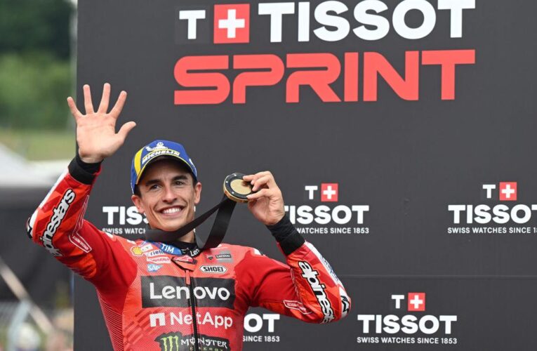 Czech MotoGP 2025: Marc Marquez wins sprint after penalty scare