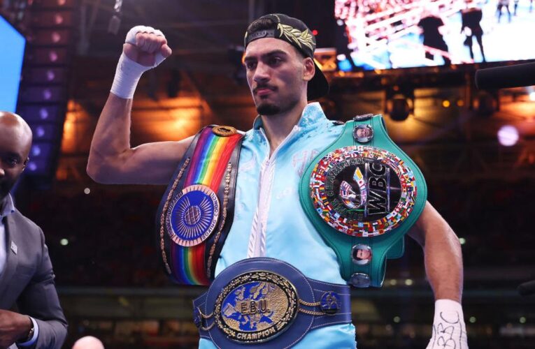 Hamzah Sheeraz stops Berlanga, Shakur Stevenson defends lightweight title at home of US Open tennis