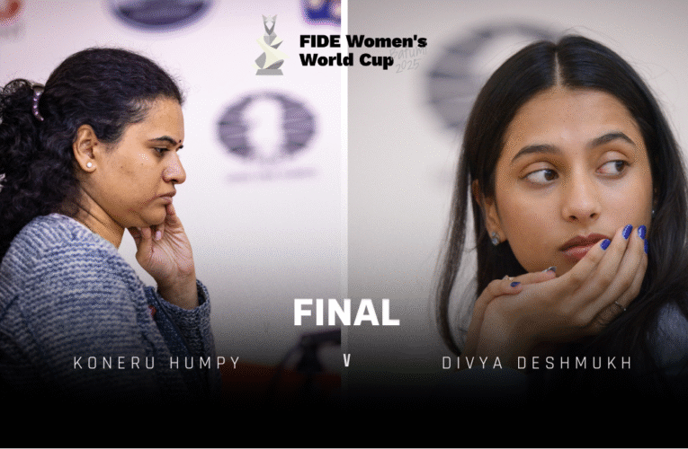 Koneru Humpy vs Divya Deshmukh LIVE updates, FIDE Women’s Chess World Cup 2025 Final: Tiebreaks to start at 1:35 PM IST