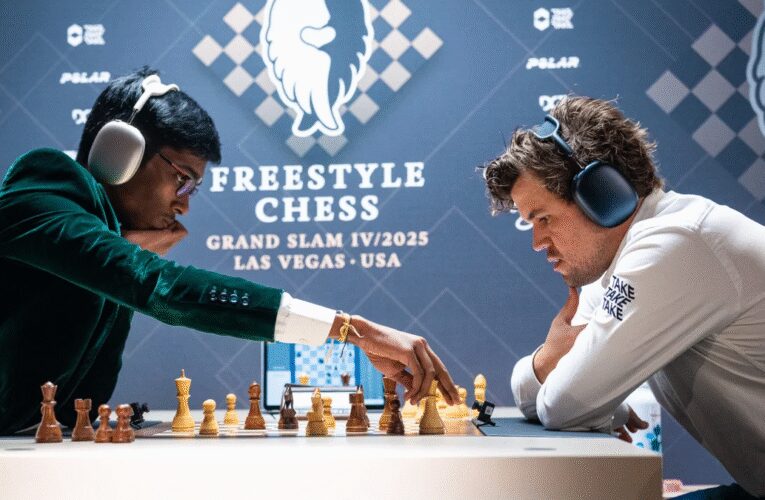 Freestyle Chess Grand Slam, Las Vegas 2025: Magnus Carlsen beats Praggnanandhaa, Arjun Erigaisi to book third-place playoff vs Nakamura