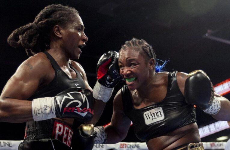 Claressa Shields unanimously outpoints Lani Daniels, successfully defending heavyweight belts