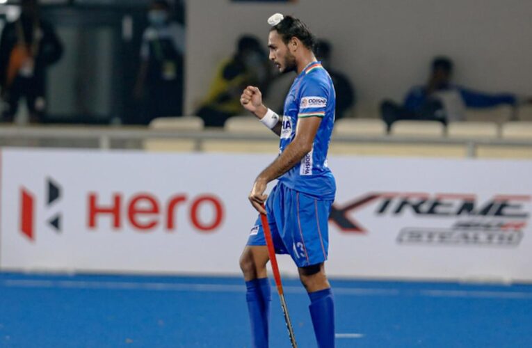India A men’s hockey team loses a close 2-3 match against England