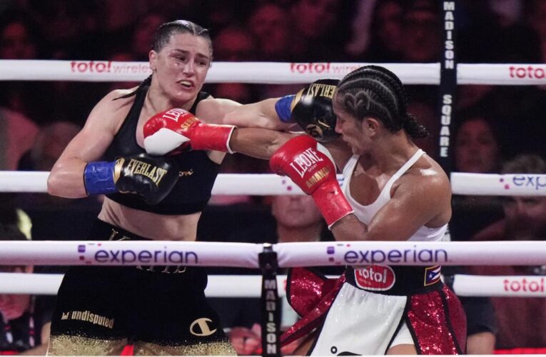 Katie Taylor holds off Amanda Serrano to retain crown in trilogy bout at Madison Square Garden