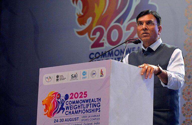 Sports Minister Mansukh Mandaviya inaugurates India’s first-ever Mondo Track at JLN stadium in New Delhi