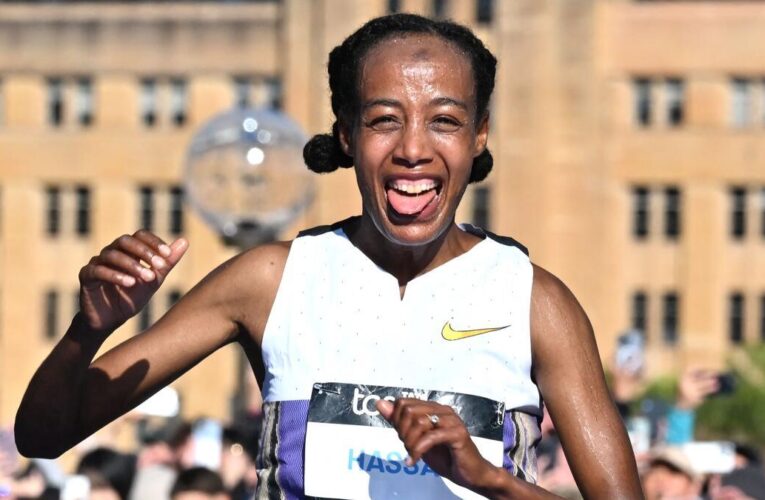 Olympic champion Sifan Hassan shatters record to win Sydney Marathon