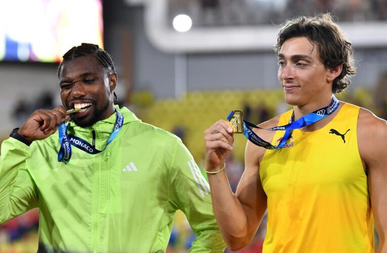 Silesia Diamond League 2025: Duplantis teases Lyles about post-race push by Bednarek