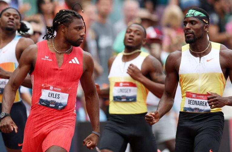 Lyles and Bednarek involved in heated episode; Olympic champion says best timing yet to come