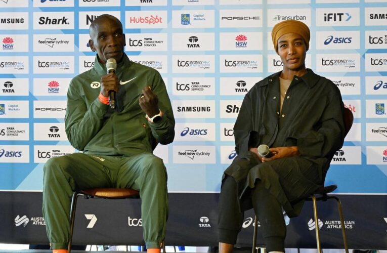 Kipchoge feeling the pressure ahead of Sydney Marathon