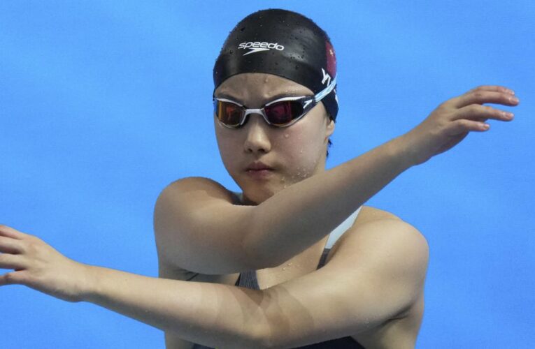 ‘Emotional’ Yu Zidi celebrates historic World Swimming Championships medal at age 12
