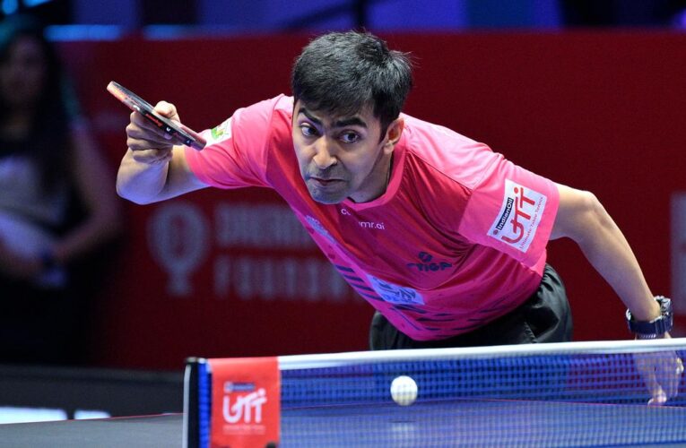 Harmeet Desai loses Round of 16 match at WTT Star Contender Foz do Iguacu in Brazil