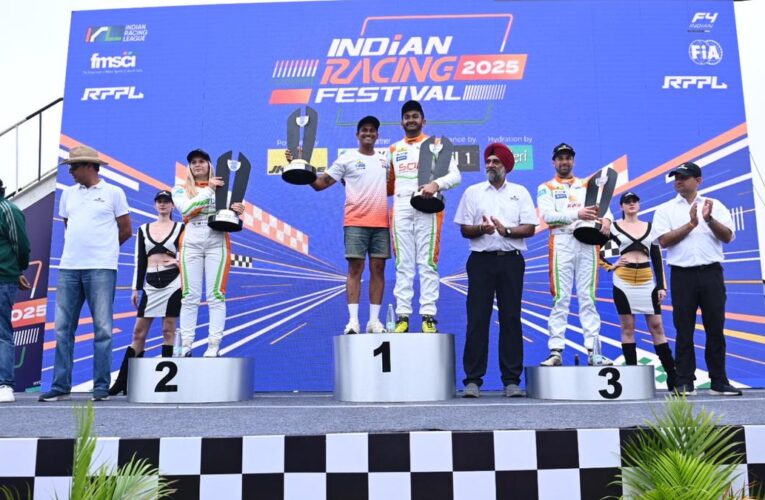 Indian Racing Festival 2025, Day 2: Sai Sanjay hands Speed Demons Delhi impressive victory