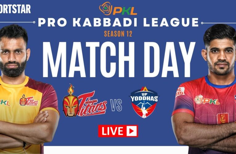 PKL 2025, LIVE updates: Telugu Titans and UP Yoddhas face off before Shadloui’s Gujarat Giants takes on U Mumba