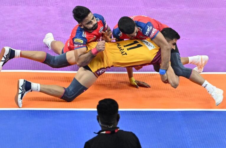 Pro Kabaddi League: U Mumba takes tiebreaker against Gujarat Giants; Gagan, Sumit lead UP Yoddhas to slim victory over Telugu Titans