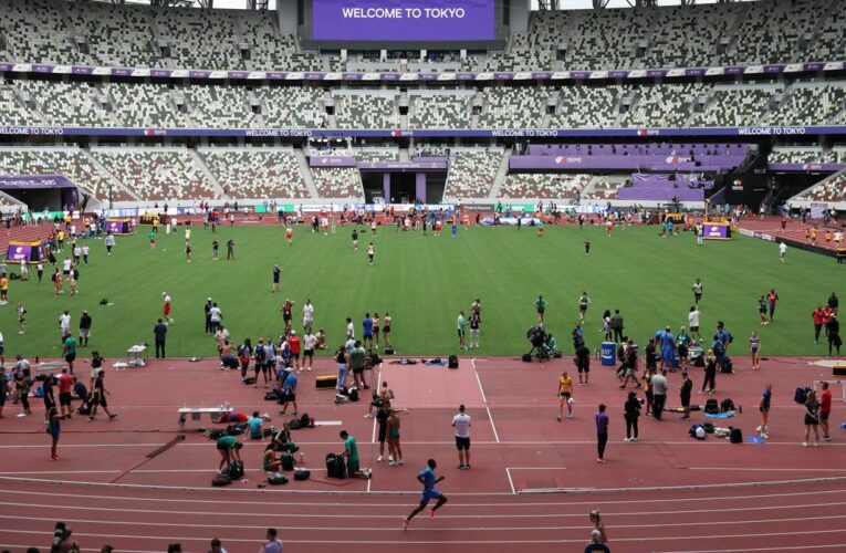 Russians still banned as the track and field world championships open in Tokyo