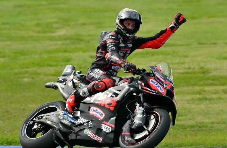 San Marino MotoGP: Bezzecchi wins sprint after Marc Marquez crashes out of lead