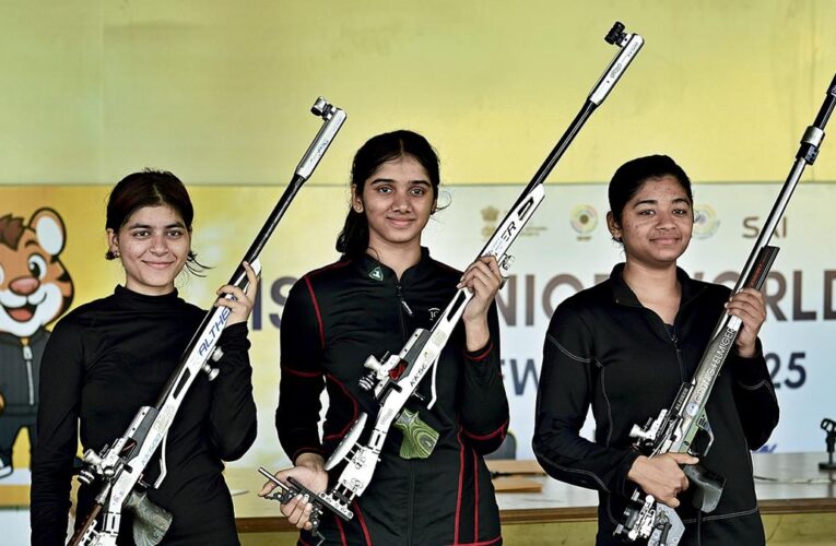ISSF Junior World Cup: Anushka wins gold in women’s 50m rifle 3 positions event; Adriyan bags silver