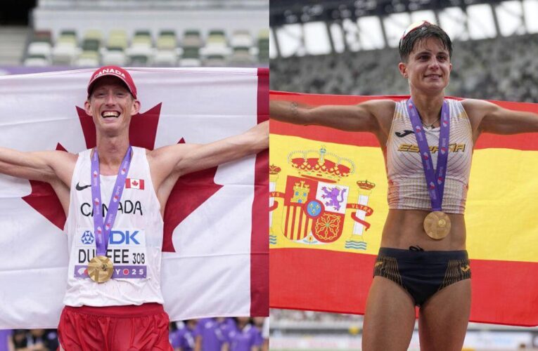 World Athletics Championships 2025: Walkers Dunfee, Perez win first gold medals in Tokyo